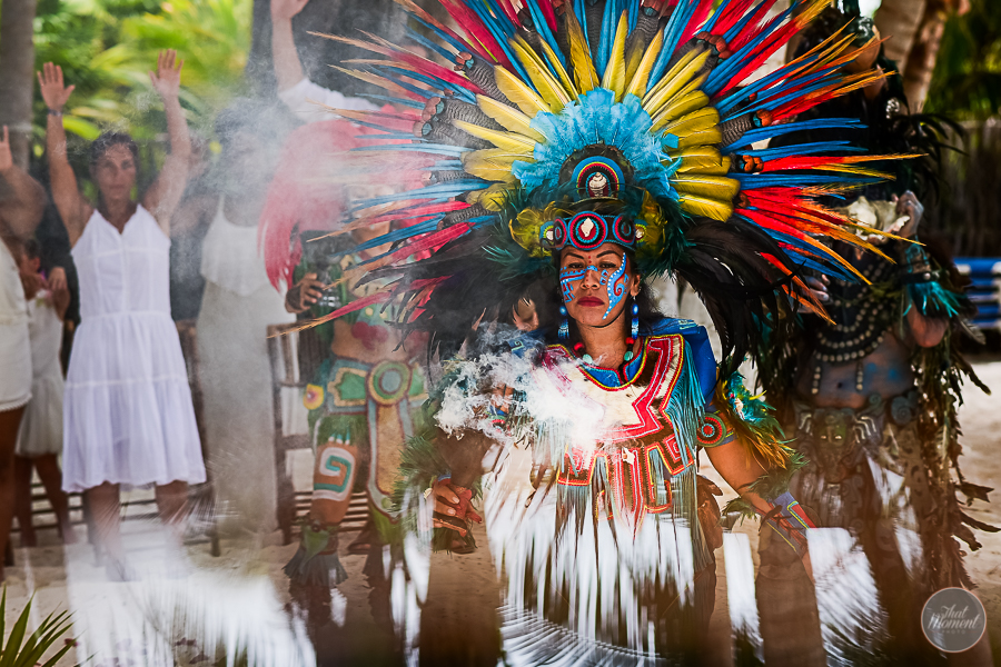Mayan Ceremony Tulum Paraiso Beach